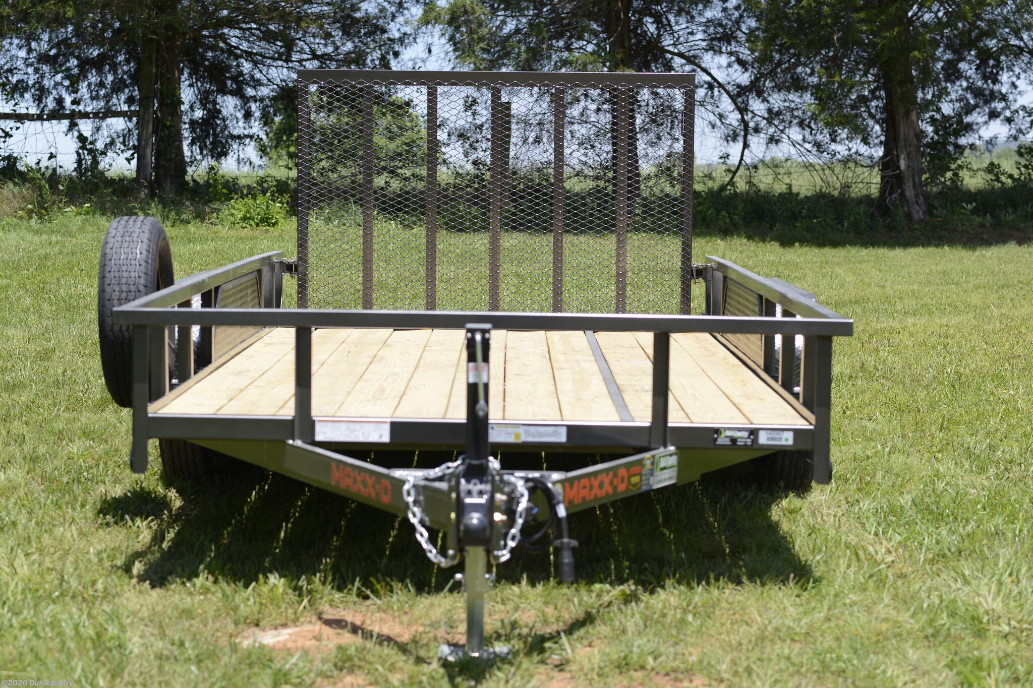 2027 U3X 83" x 16' Tandem Axle Utility Trailer 7K by MAXX-D from Duracountry in Irvington, Kentucky