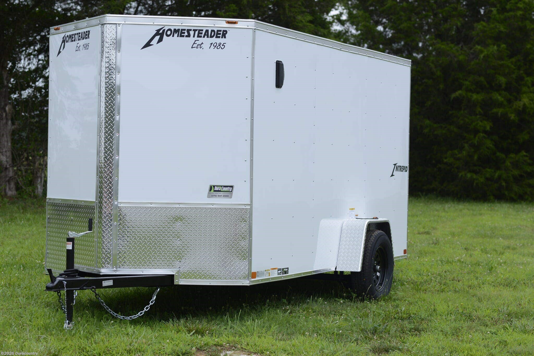2027 Homesteader Intrepid 612 IS  6' x 12' Single Axle Cargo Trailer 3.5K