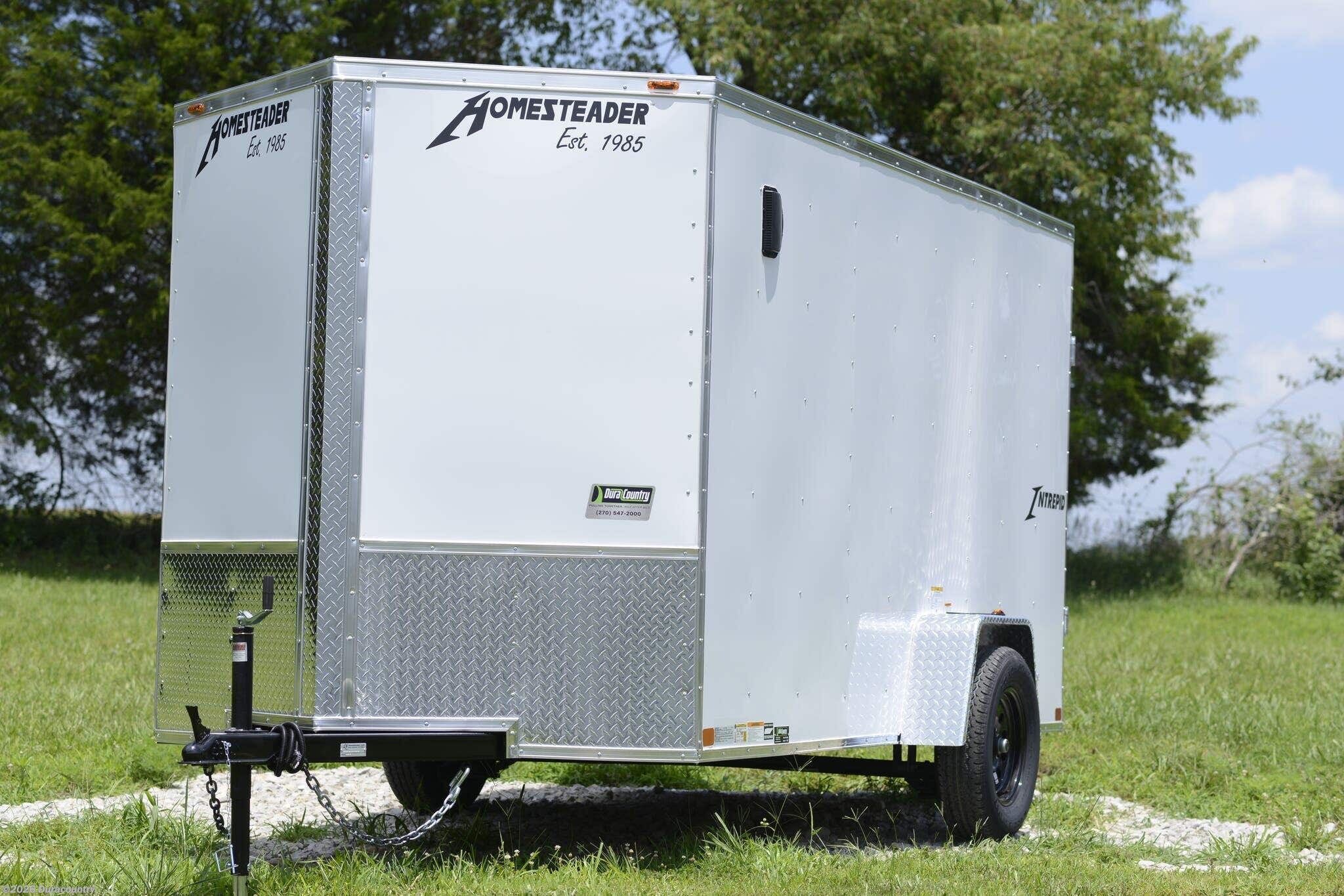 2027 Homesteader Intrepid 6' x 12' Single Axle Cargo Trailer 3.5K