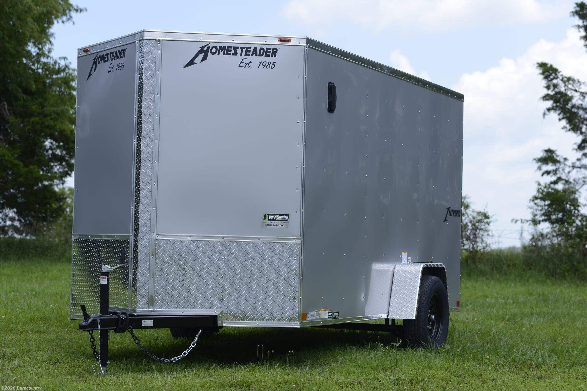 2027 Homesteader Intrepid 6' x 12' Single Axle Cargo Trailer 3.5K - New Cargo Trailer for sale by Duracountry in Irvington, Kentucky
