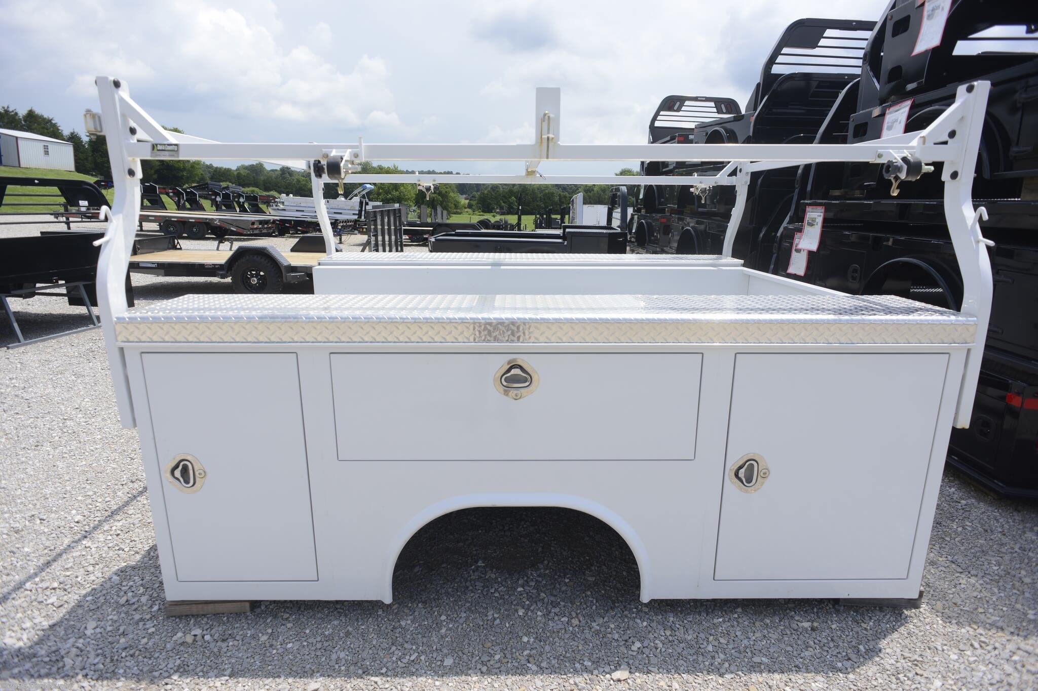 Used 2024 Royal T Trailers 97" x 9' 4" Cab Chassis Service Body with L. Rack available in Irvington, Kentucky