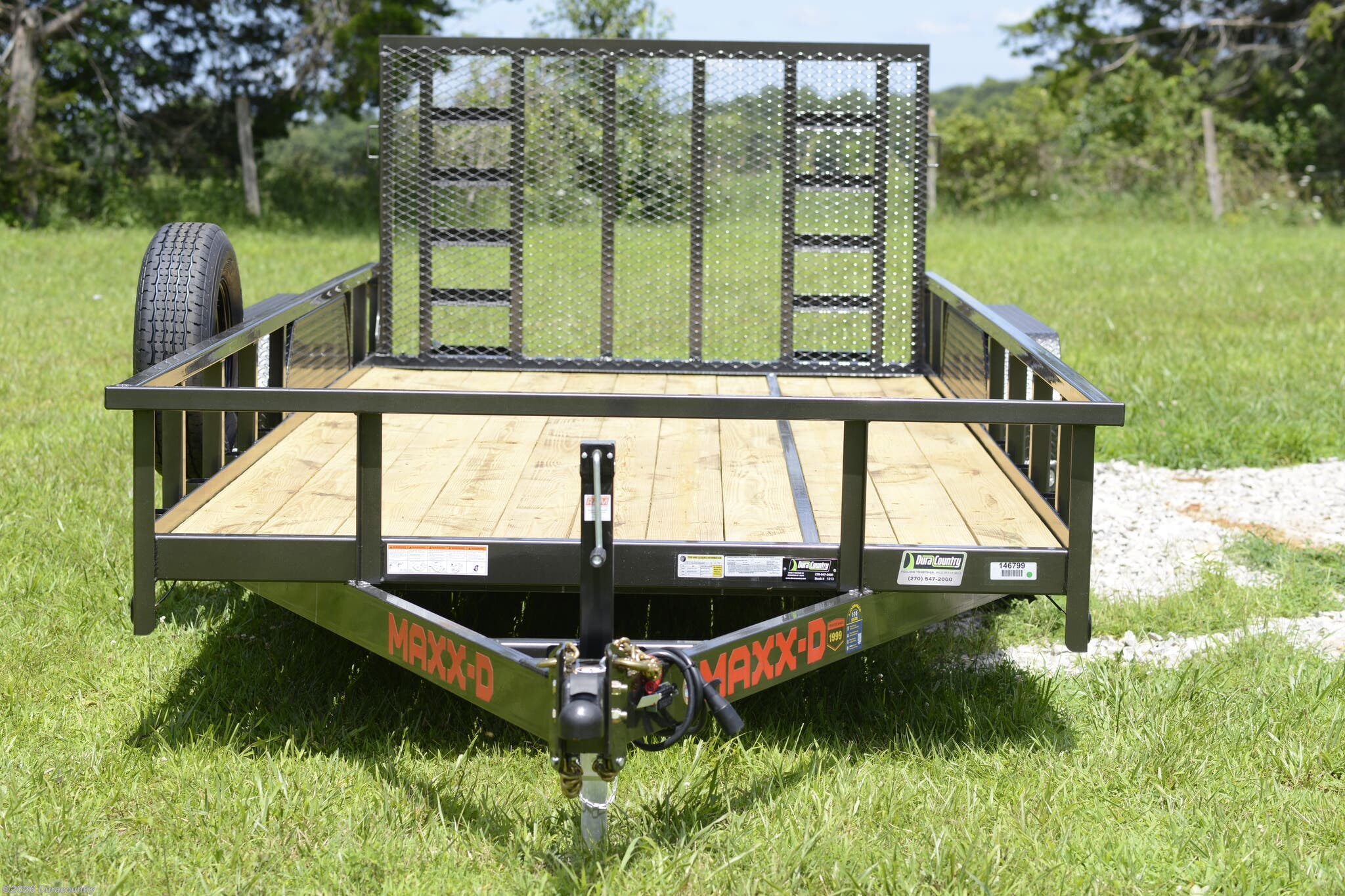 2027 MAXX-D U4X Gray 83" x 18' Tandem Axle Utility Trailer 10K - New Utility Trailer for sale by Duracountry in Irvington, Kentucky