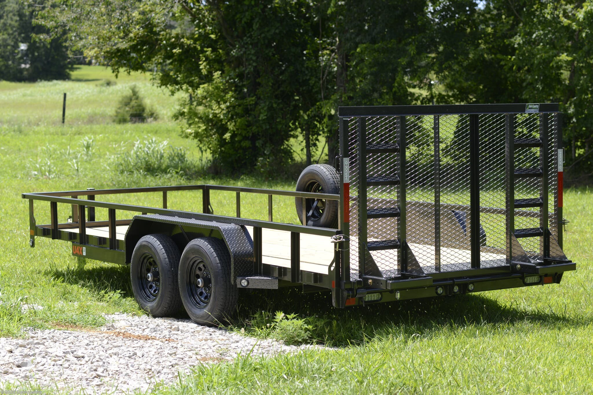 New 2027 MAXX-D U4X Gray 83" x 18' Tandem Axle Utility Trailer 10K available in Irvington, Kentucky