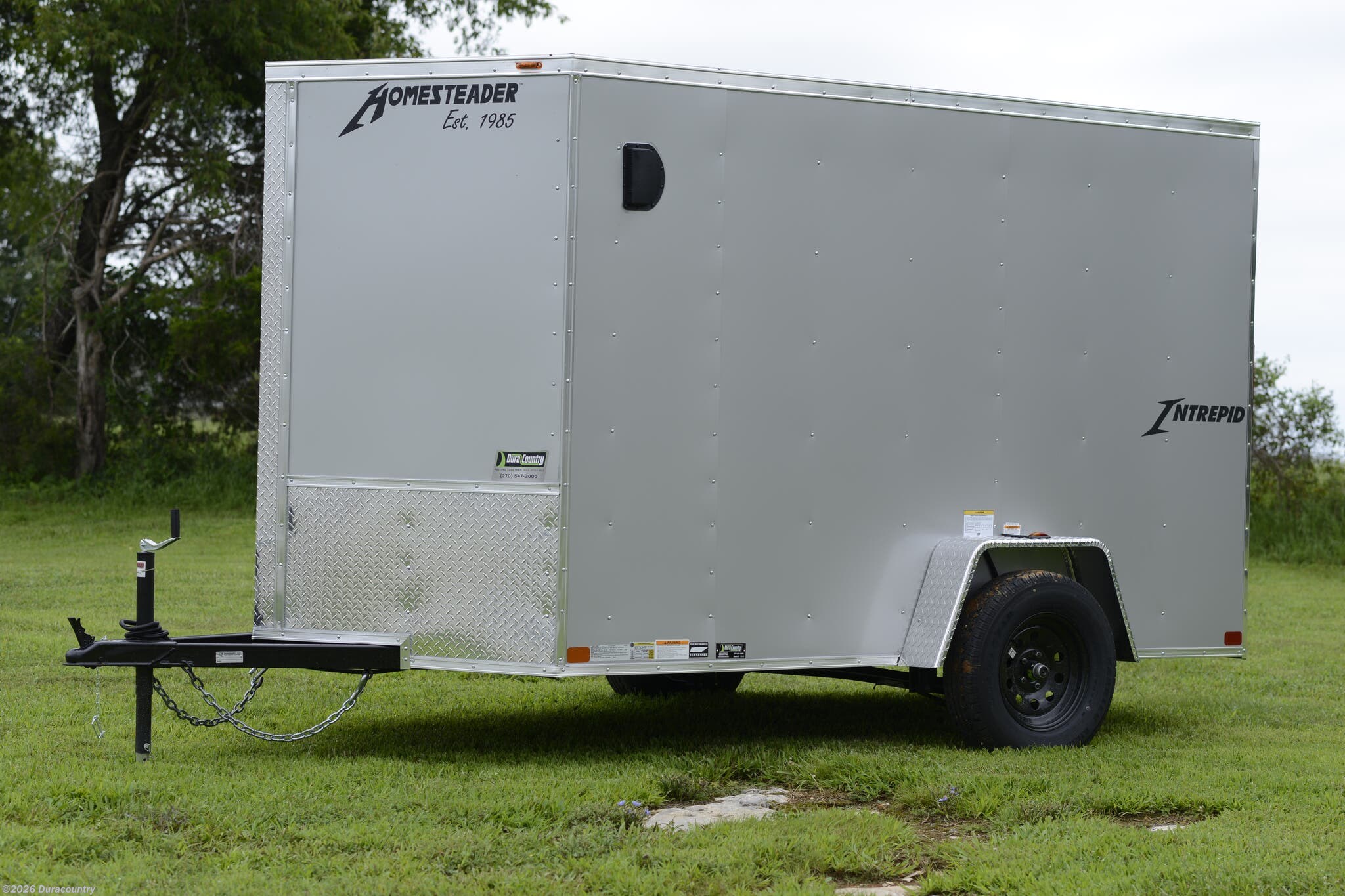 2027 Intrepid 6' x 10' Single Axle Cargo Trailer 3.5K by Homesteader from Duracountry in Irvington, Kentucky