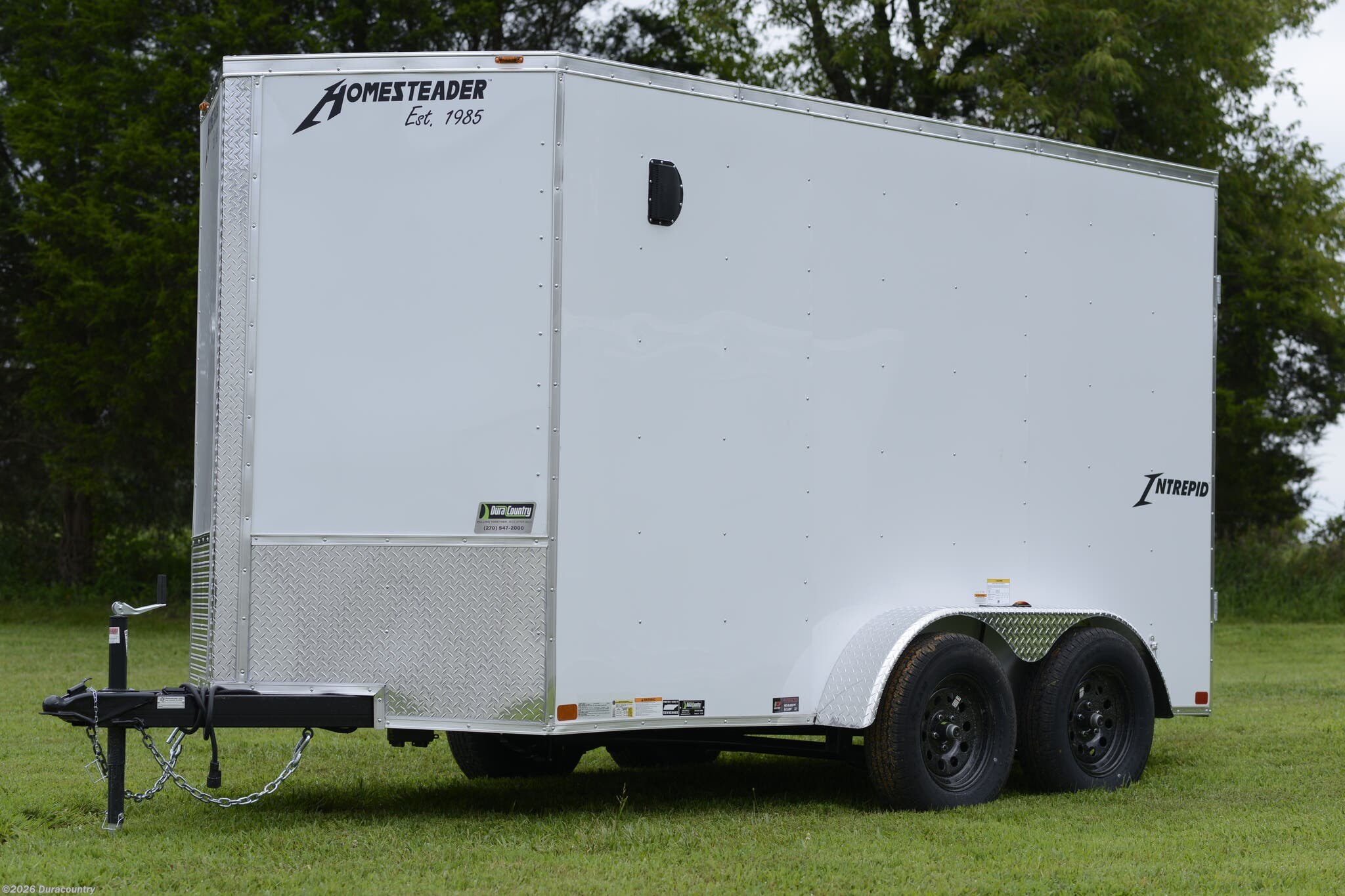 2027 Intrepid 6' x 12' Tandem Axle Cargo Trailer 7K by Homesteader from Duracountry in Irvington, Kentucky