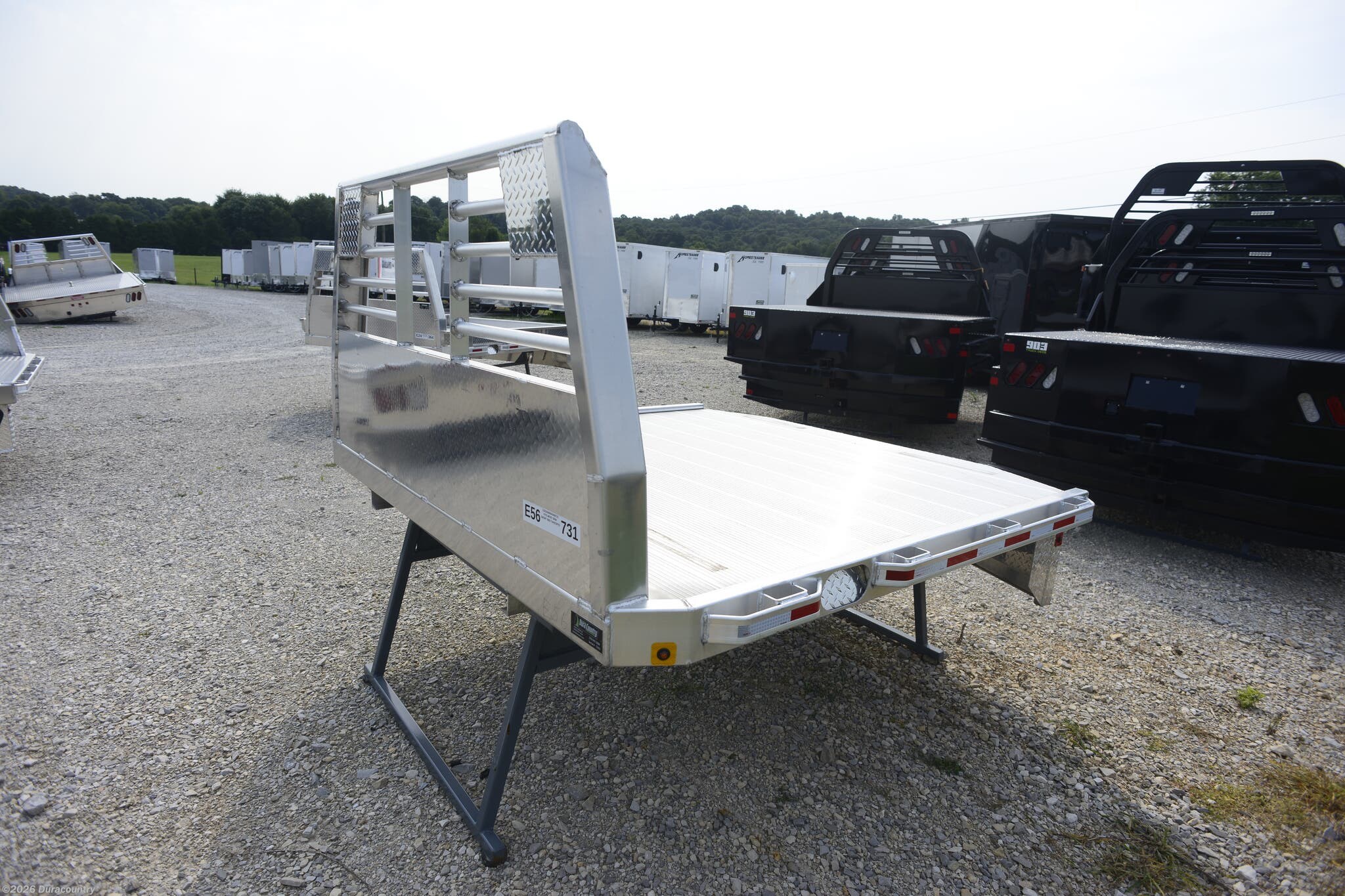 2026 4000 XL 84" x 84" Unskirted Aluminum Flatbed by Zimmerman from Duracountry in Irvington, Kentucky