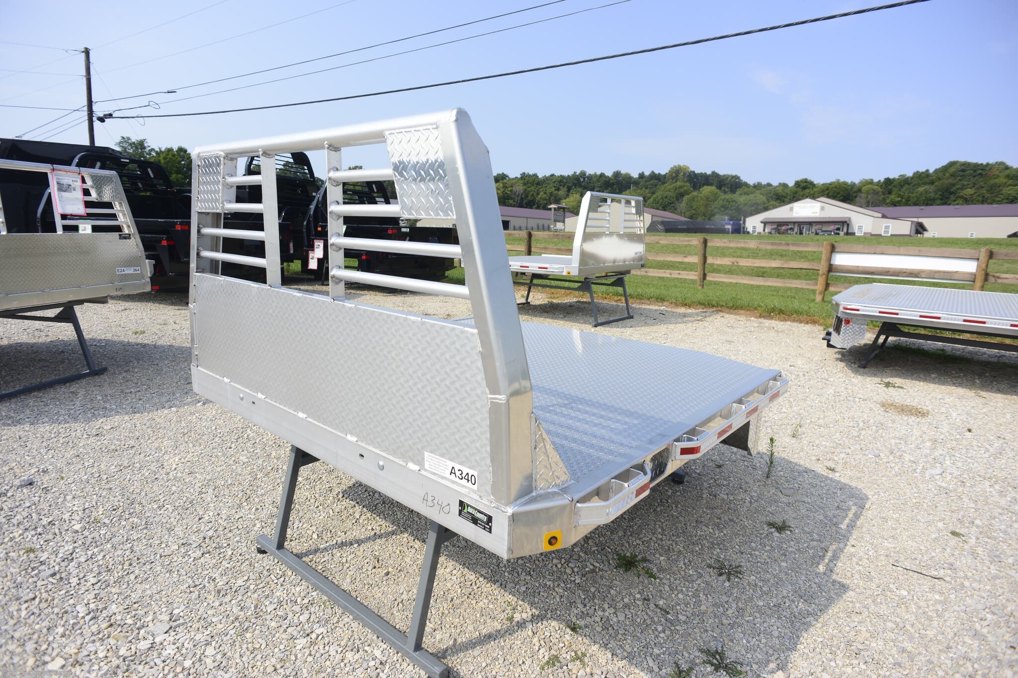 2026 Zimmerman 6000 XL 84" x 84" Unskirted Aluminum Flatbed - New Flat Bed Body for sale by Duracountry in Irvington, Kentucky