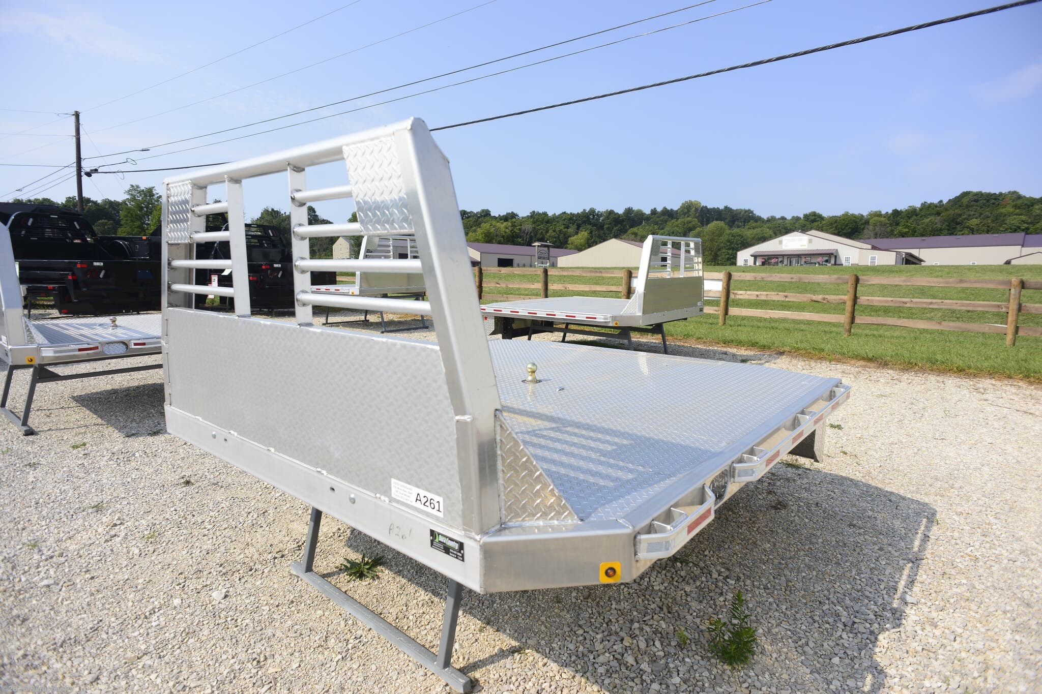 2026 Zimmerman 6000 XL 97" x 8' 6"  Unskirted Aluminum Flatbed - New Flat Bed Body for sale by Duracountry in Irvington, Kentucky