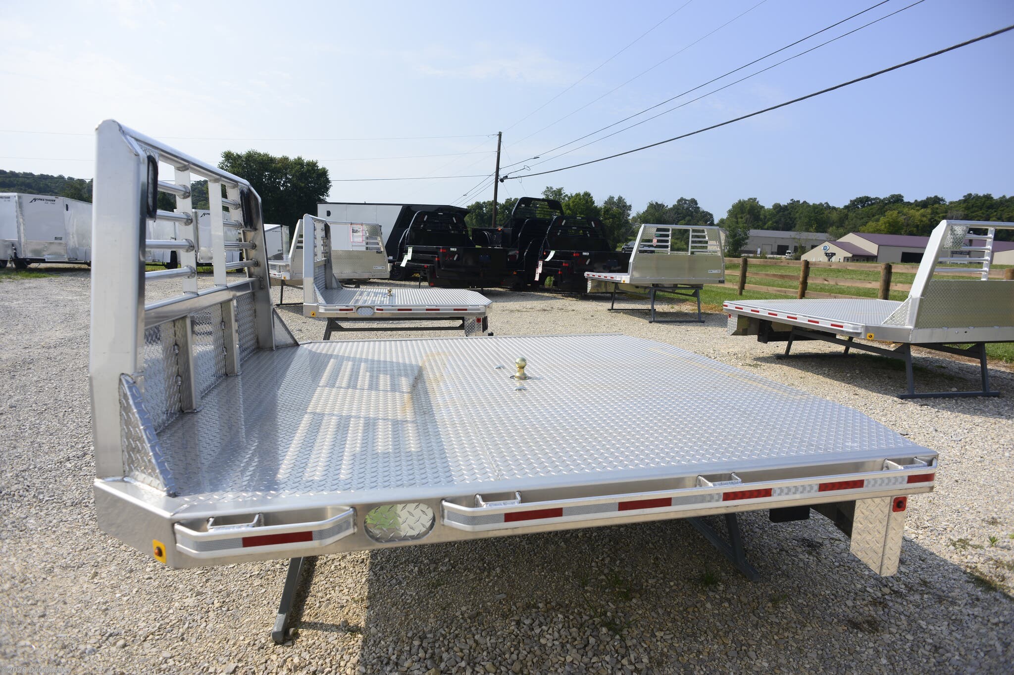 2026 6000 XL 97" x 8' 6"  Unskirted Aluminum Flatbed by Zimmerman from Duracountry in Irvington, Kentucky