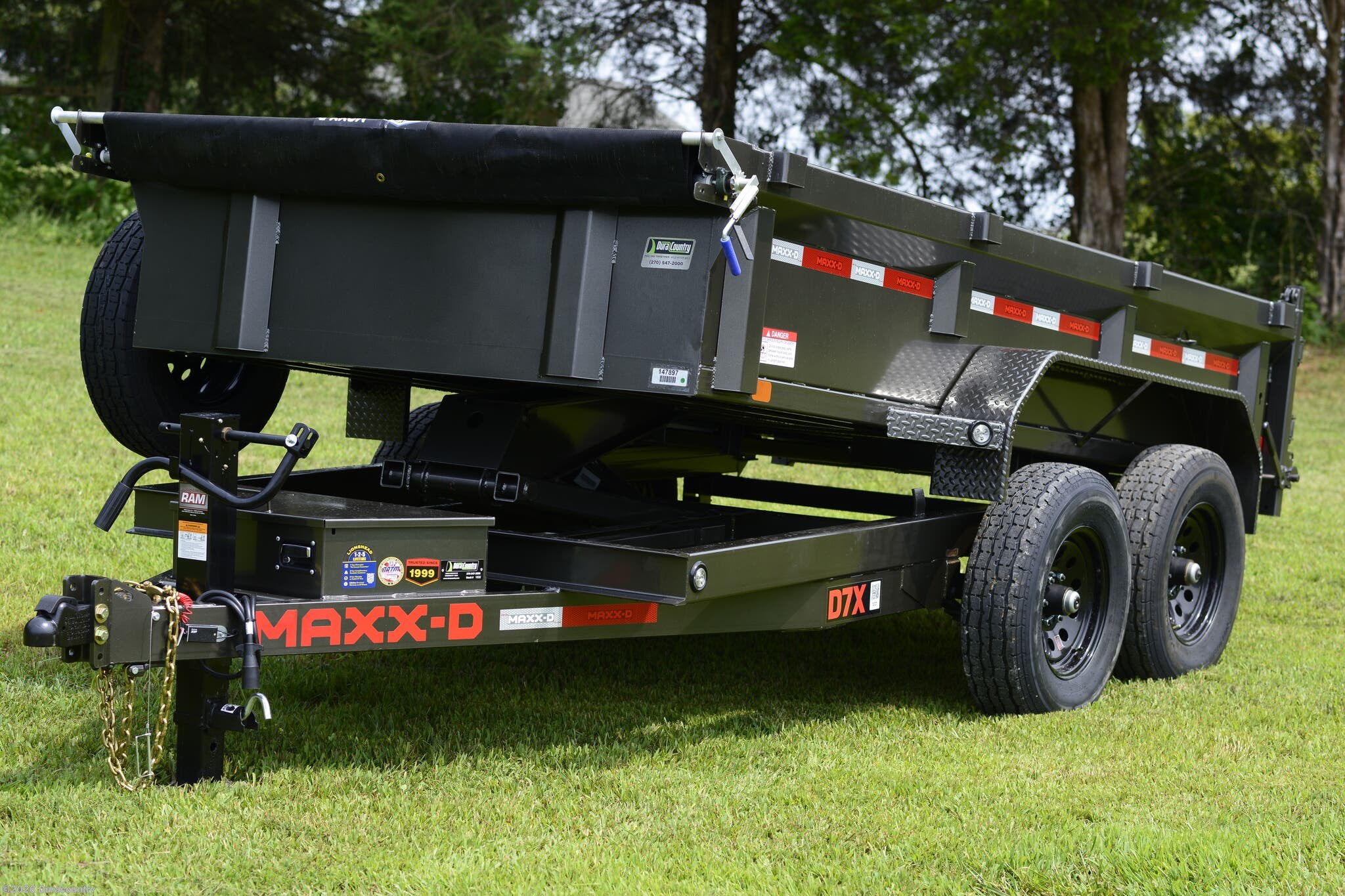 2027 MAXX-D 72" x 12' Tandem Axle Dump Trailer 10K