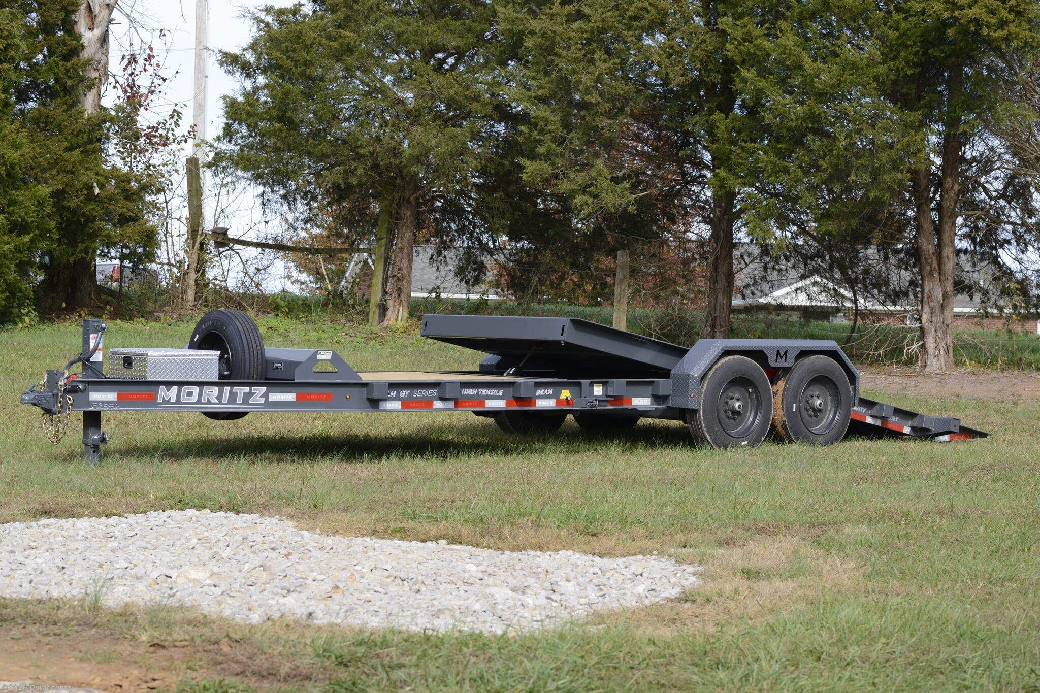 New 2027 Moritz ELH GT Series 81.5" x 22' Gravity Tilt Bumper Pull 16K available in Irvington, Kentucky
