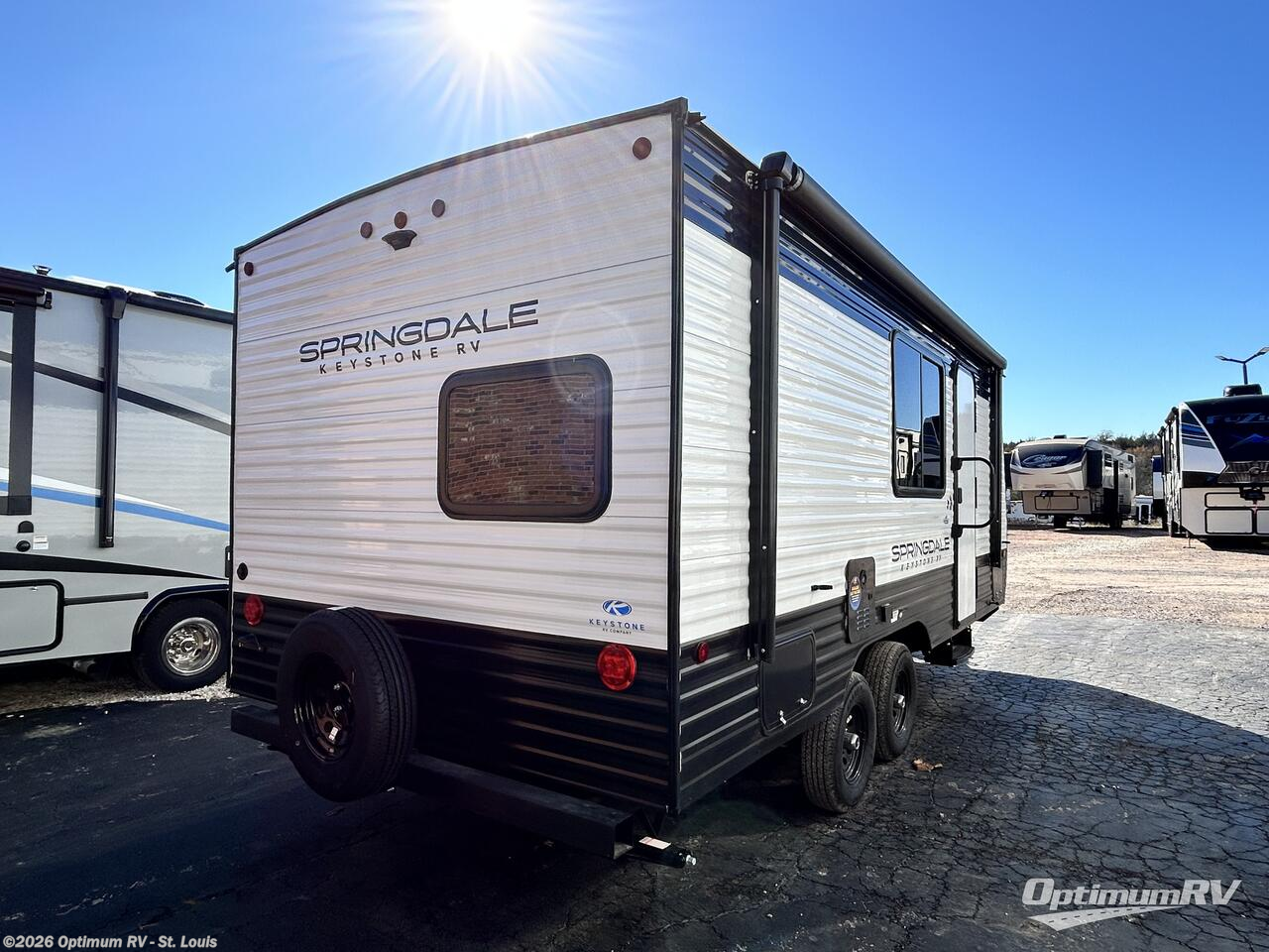 2025 Keystone Springdale Classic Mini 2300MBBH - New Travel Trailer For Sale by Optimum RV - St. Louis in Festus, Missouri features Awning