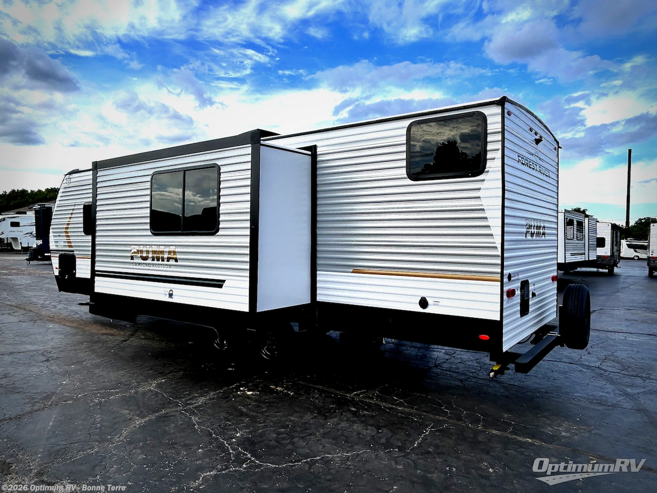 2026 Forest River Puma Camping Edition 263BHCE - New Travel Trailer For Sale by Optimum RV - Bonne Terre in Bonne Terre, Missouri features Slideout, Awning