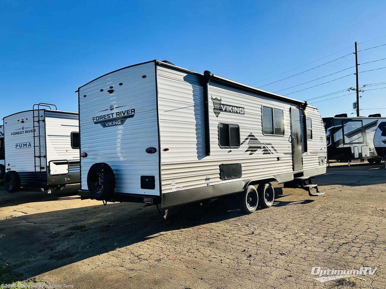 2025 Forest River Viking 5K Series 25QBH - New Travel Trailer For Sale by Optimum RV - Bonne Terre in Bonne Terre, Missouri features Awning