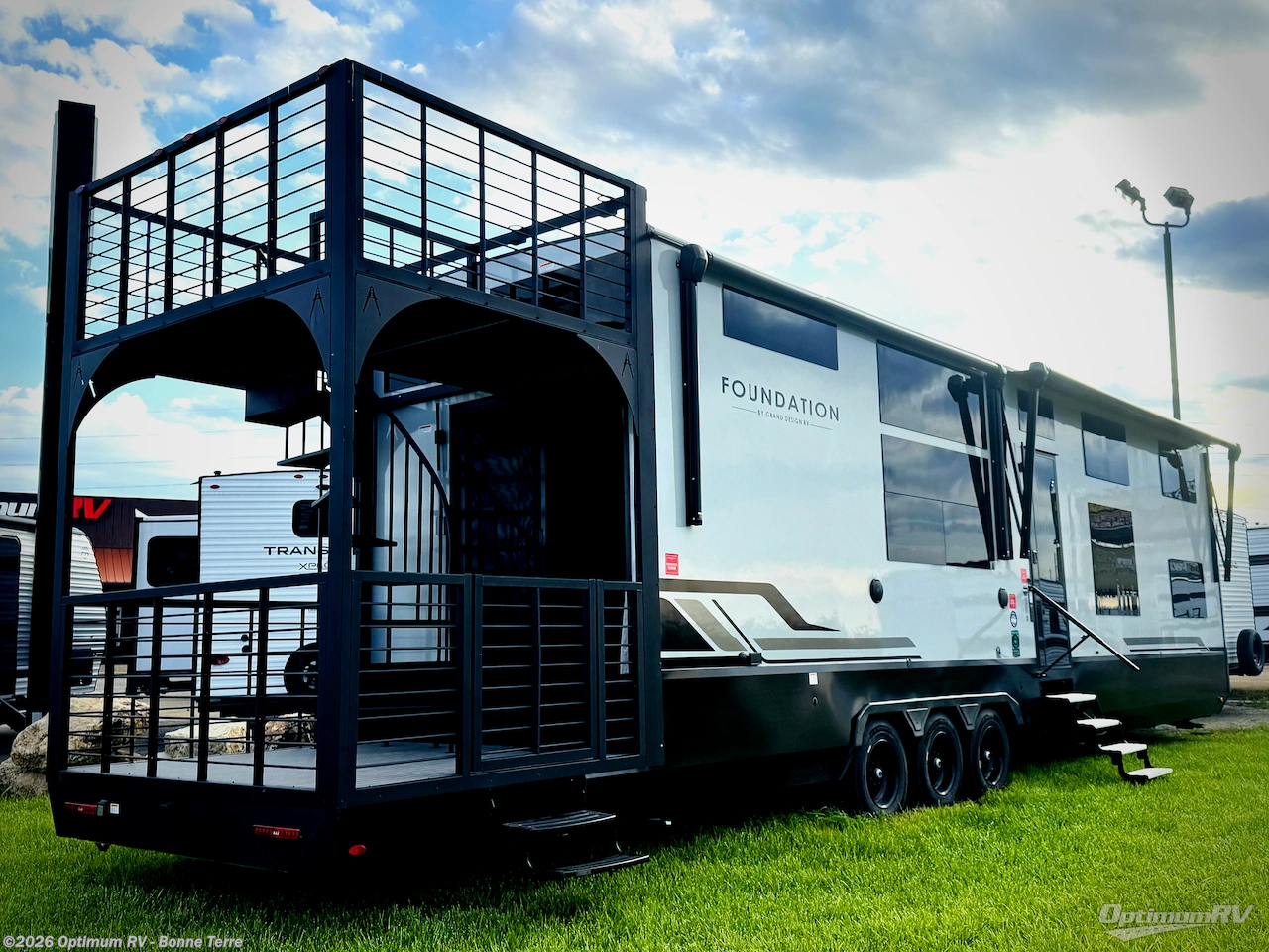 2026 Grand Design Foundation 42GD - New Destination Trailer For Sale by Optimum RV - Bonne Terre in Bonne Terre, Missouri features Awning, Slideout