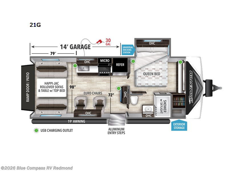 2022 Grand Design Momentum G-Class 21G RV for Sale in Redmond, OR 97756 ...