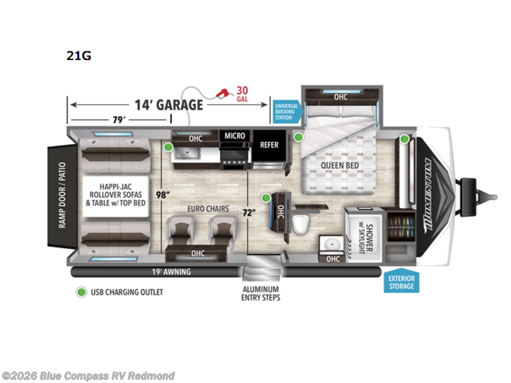 2022 Grand Design Momentum G-Class 21G RV for Sale in Redmond, OR 97756 ...