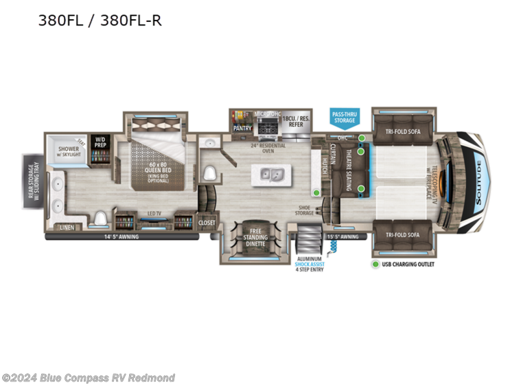 Used 2022 Grand Design Solitude 380FL available in Redmond, Oregon