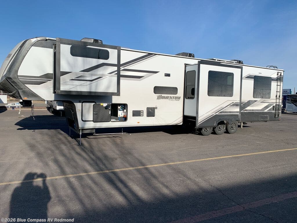 New 2025 Grand Design Momentum M-Class 414M available in Redmond, Oregon