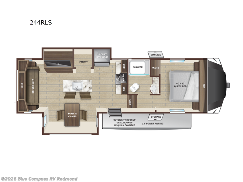 2024 Starcraft GSL Light Duty 244RLS - Used Fifth Wheel For Sale by Blue Compass RV Redmond in Redmond, Oregon features Slideout