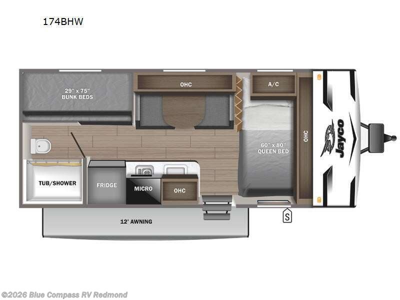 2024 Jayco Jay Flight 174BH - Used Travel Trailer For Sale by Blue Compass RV Redmond in Redmond, Oregon