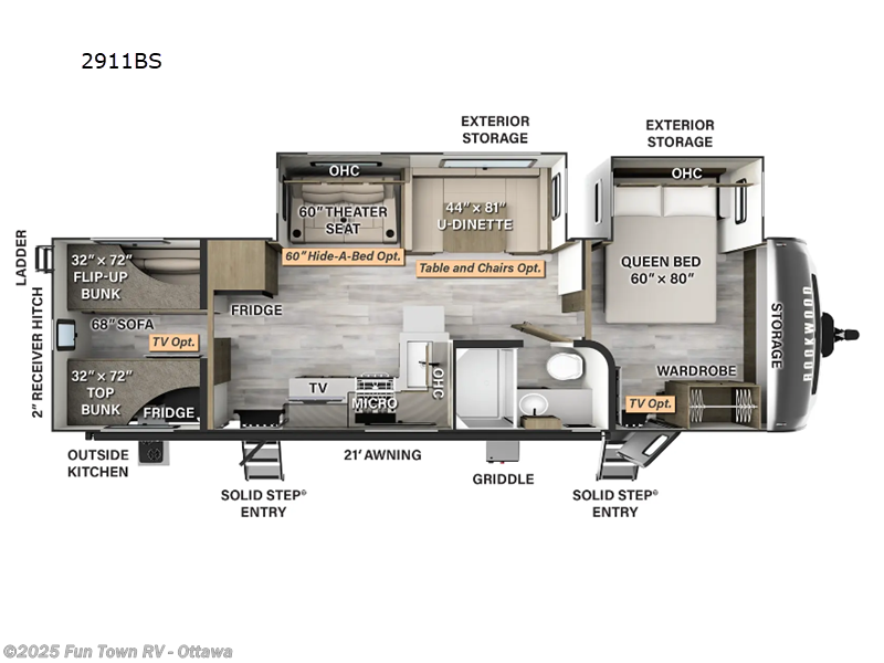 2024 Forest River Rockwood Ultra Lite 2911BS RV for Sale in Ottawa, KS