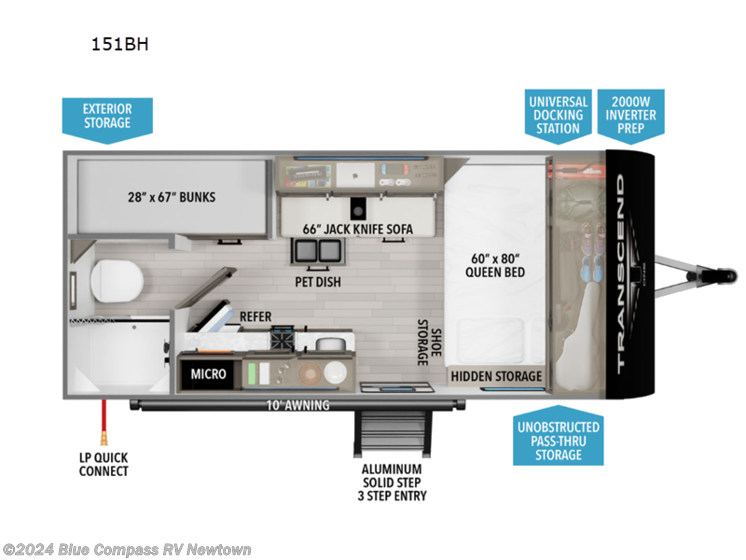 2025 Grand Design Transcend One 151BH RV for Sale in Newtown, CT 06470