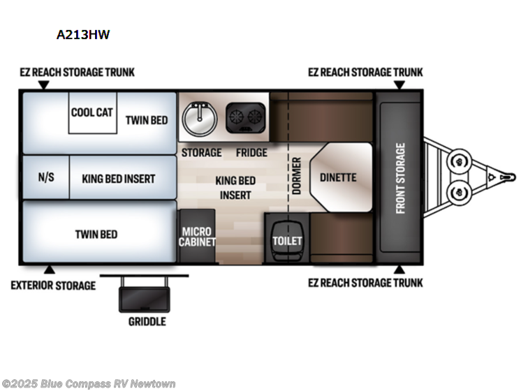 Used 2021 Forest River Rockwood Hard Side High Wall Series A213HW available in Newtown, Connecticut