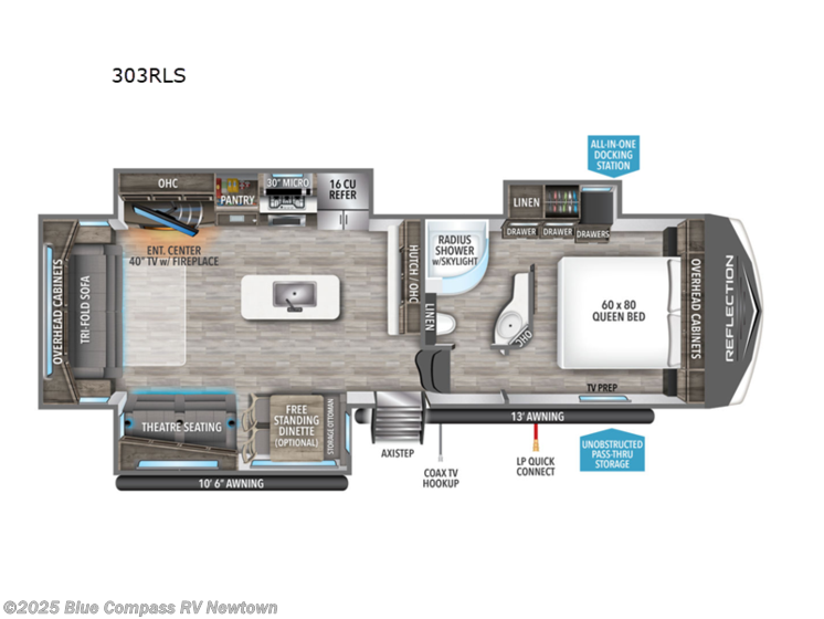 Used 2023 Grand Design Reflection 303RLS available in Newtown, Connecticut