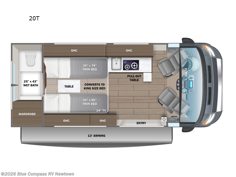 2026 Entegra Coach Ethos 20T - New Class B For Sale by Blue Compass RV Newtown in Newtown, Connecticut