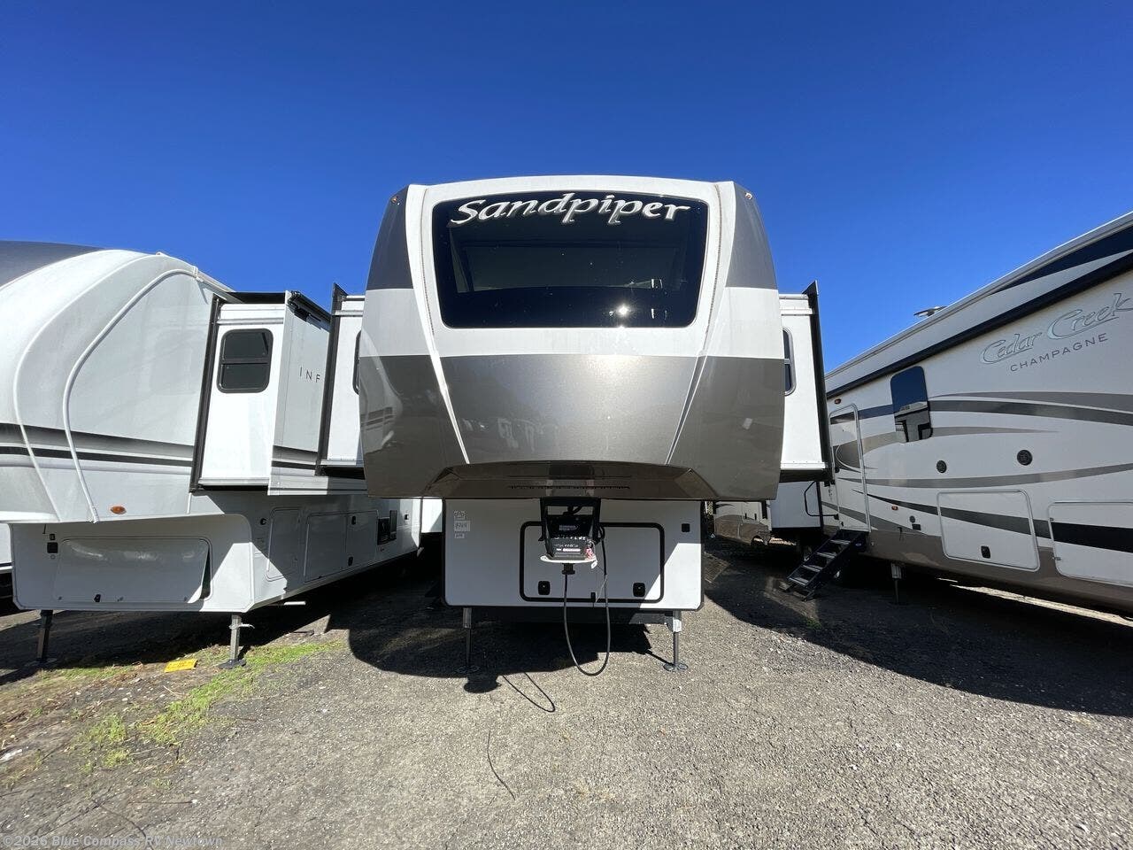 2023 Sandpiper Luxury 3391 by Forest River from Blue Compass RV Newtown in Newtown, Connecticut