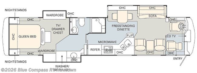 2004 Monaco RV Dynasty Monaco - Used Class A For Sale by Blue Compass RV Newtown in Newtown, Connecticut features Slideout