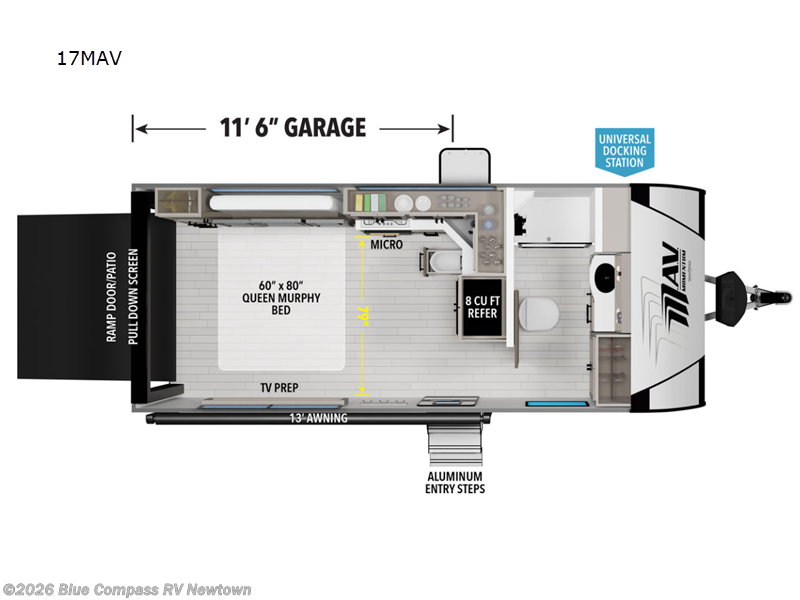 2026 Grand Design Momentum MAV 17MAV - New Toy Hauler For Sale by Blue Compass RV Newtown in Newtown, Connecticut