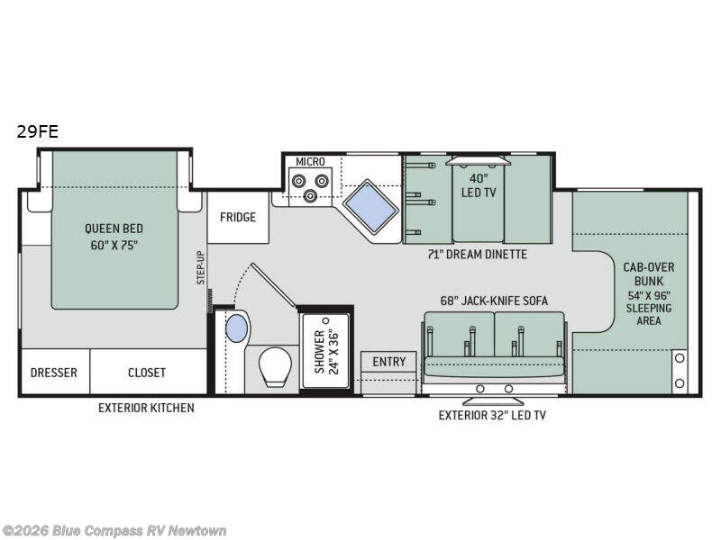 2017 Thor Motor Coach Freedom Elite 29FE - Used Class C For Sale by Blue Compass RV Newtown in Newtown, Connecticut features Slideout