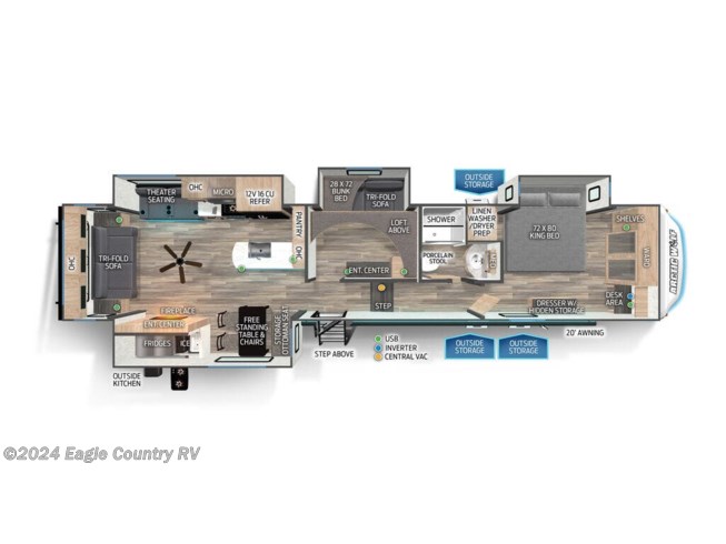 2024 Forest River Arctic Wolf 3660SUITE - New Fifth Wheel For Sale by Eagle Country RV in Eagle River, Wisconsin