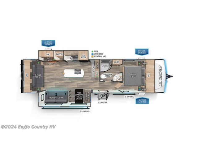 2024 Forest River Alpha Wolf 26RL-L - New Travel Trailer For Sale by Eagle Country RV in Eagle River, Wisconsin