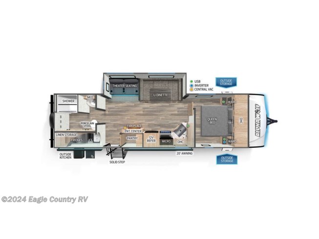 2024 Forest River Alpha Wolf 26RB-L - New Travel Trailer For Sale by Eagle Country RV in Eagle River, Wisconsin