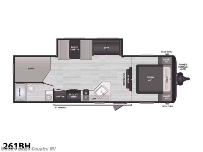 2024 Keystone Hideout Sport Double 261BH - New Travel Trailer For Sale by Eagle Country RV in Eagle River, Wisconsin