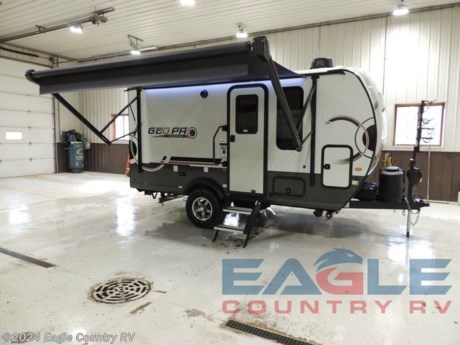 Options Include: An Extra 200W Solar Panel, a Tongue Mount Bike Rack, and a Slide Topper. Financing and Home Delivery are Available.&lt;br&gt; &lt;br&gt; &lt;h3&gt;2024 Forest River Rockwood Geo Pro G15FBS&lt;/h3&gt;&lt;strong&gt;Rockwood Geo Pro Travel Trailers&lt;/strong&gt;&lt;p&gt;YOUR IDEAL FLOOR PLAN, PERFECTLY SIZED. Our Geo pro travel trailers are everything you want and need in a camping experience in a package that is easily towable. Bigger off road tires with a great standard solar package allow you to take these to places you never deemed possible. For select models, an optional power package unlocks a realm of boundless potential, awaiting your every aspiration.&lt;/p&gt;&lt;p&gt;&lt;strong&gt;Features may include:&lt;/strong&gt;&lt;/p&gt;&lt;strong&gt;Exterior&lt;/strong&gt;&lt;ul&gt;&lt;li&gt;Magnetic Baggage Door Catches&lt;/li&gt;&lt;/ul&gt;&lt;ul&gt;&lt;li&gt;Outside Griddle with LP Hookup&lt;/li&gt;&lt;/ul&gt;&lt;ul&gt;&lt;li&gt;2- 20 lbs. LP Tanks&lt;/li&gt;&lt;/ul&gt;&lt;ul&gt;&lt;li&gt;Ground Solar Prep&lt;/li&gt;&lt;/ul&gt;&lt;ul&gt;&lt;li&gt;Polished Alloy Wheels&lt;/li&gt;&lt;/ul&gt;&lt;ul&gt;&lt;li&gt;Tinted Bonded Frameless Windows&lt;/li&gt;&lt;/ul&gt;&lt;ul&gt;&lt;li&gt;Laminated Clay with Alloy Band Fiberglass Sidewalls&lt;/li&gt;&lt;/ul&gt;&lt;ul&gt;&lt;li&gt;200W Roof Solar Panel with 1800W Inverter&lt;/li&gt;&lt;/ul&gt;&lt;ul&gt;&lt;li&gt;Outside Spray Port&lt;/li&gt;&lt;/ul&gt;&lt;ul&gt;&lt;li&gt;AIR 360+ OMNIDIRECTIONAL ANTENNA / WITH WIFI PREP&lt;/li&gt;&lt;/ul&gt;&lt;ul&gt;&lt;li&gt;Truss Stabilizer Jack&lt;/li&gt;&lt;/ul&gt;&lt;ul&gt;&lt;li&gt;Fold Out Entry Steps&lt;/li&gt;&lt;/ul&gt;&lt;ul&gt;&lt;li&gt;Roof Ladder&lt;/li&gt;&lt;/ul&gt;&lt;ul&gt;&lt;li&gt;Front Windshield&lt;/li&gt;&lt;/ul&gt;&lt;ul&gt;&lt;li&gt;Outside Speaker&lt;/li&gt;&lt;/ul&gt;&lt;ul&gt;&lt;li&gt;Power Awning&lt;/li&gt;&lt;/ul&gt;&lt;ul&gt;&lt;li&gt;Heated Holding Tanks&lt;/li&gt;&lt;/ul&gt;&lt;ul&gt;&lt;li&gt;2&quot; Hitch Receiver&lt;/li&gt;&lt;/ul&gt;&lt;strong&gt;Interior&lt;/strong&gt;&lt;ul&gt;&lt;li&gt;Roller Shades&lt;/li&gt;&lt;/ul&gt;&lt;ul&gt;&lt;li&gt;20,000 BTU Furnace&lt;/li&gt;&lt;/ul&gt;&lt;ul&gt;&lt;li&gt;13,500 Roof A/C&lt;/li&gt;&lt;/ul&gt;&lt;ul&gt;&lt;li&gt;12V Smart Entertainment TV w/stereo&lt;/li&gt;&lt;/ul&gt;&lt;ul&gt;&lt;li&gt;12V Refrigerator&lt;/li&gt;&lt;/ul&gt;&lt;ul&gt;&lt;li&gt;Microwave&lt;/li&gt;&lt;/ul&gt;&lt;ul&gt;&lt;li&gt;Recessed Cooktop W/ Flush Mount Cover&lt;/li&gt;&lt;/ul&gt;&lt;ul&gt;&lt;li&gt;Convection Microwave&lt;/li&gt;&lt;/ul&gt;&lt;ul&gt;&lt;li&gt;Shower Miser Water Saver&lt;/li&gt;&lt;/ul&gt;&lt;ul&gt;&lt;li&gt;360 Siphon Cap on Black Tank&lt;/li&gt;&lt;/ul&gt;&lt;ul&gt;&lt;li&gt;Quick recovery Gas/Electric Water Heater&lt;/li&gt;&lt;/ul&gt;&lt;ul&gt;&lt;li&gt;Maxxair&amp;#174; Ventilation Fan and Vent Cover &lt;/li&gt;&lt;/ul&gt;&lt;ul&gt;&lt;li&gt;Black Tank Flush&lt;/li&gt;&lt;/ul&gt;&lt;ul&gt;&lt;li&gt;Foot Flush Toilets&lt;/li&gt;&lt;/ul&gt; http://www.eaglecountryrv.com/--xInventoryDetail?id=14876677