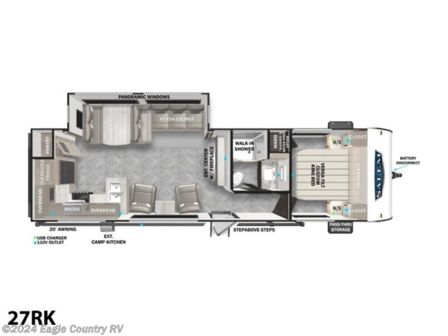 2024 Forest River Salem 27RK - New Travel Trailer For Sale by Eagle Country RV in Eagle River, Wisconsin