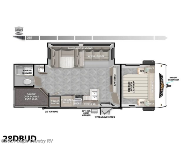 2024 Forest River Salem 28DBUD - New Travel Trailer For Sale by Eagle Country RV in Eagle River, Wisconsin