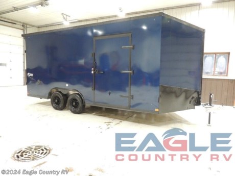 8.5X18 (18+3) ALL-ALUMINUM ENCLOSED&lt;br&gt; &lt;br&gt; Brand New Arrival At Eagle Country RV!&lt;br&gt;2025 Stealth Cobra Aluminum Trailer. &lt;br&gt;8.5X18+3&#39; Enclosed&lt;br&gt;Features Include:&lt;br&gt;-Black Out Package W/Indigo Blue&lt;br&gt;-UTV Package W/Extra 12&quot; Height&lt;br&gt;-4, 5,000 LB D Rings Installed&lt;br&gt;-Rear Fold Down Stabilizer Jacks&lt;br&gt;-Rear Door Opening 89.75&quot;&lt;br&gt;-Rear Spoiler W/LED Lights&lt;br&gt;-Upgraded 5200# Torsion Axles&lt;br&gt;-Spare Mounted Front Interior&lt;br&gt;-GVWR 9,990 LBS&lt;br&gt;-Curb Weight 2,620 LBS&lt;br&gt;-3 Year Structural Warranty &lt;br&gt;Stop Down At Eagle Country RV (dodge store) and take a look at this sharp-looking trailer! Or give us a call at 715-479-4726 http://www.eaglecountryrv.com/--xInventoryDetail?id=15039752