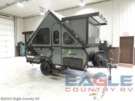 This lightly used 2023 A-liner is in-stock and ready to go camping!&lt;br&gt; &lt;br&gt; New Standard Features:&lt;br&gt;Aluminum Framed Cabinetry and Furniture Structure with SIMONIA BOATBOARD Panels&lt;br&gt;Sunflare 185-Watt Solar Panel w/ Victron Charge Controller&lt;br&gt;High Quality 5&quot; &amp;amp; 6&quot; Cushions&lt;br&gt;Upgrades Upholstery Fabrics&lt;br&gt;Slate Gray Fiberglass&lt;br&gt;Black Anodized Aluminum Extusion&lt;br&gt;Large 12&quot; X 36&quot; Baggage Door&lt;br&gt;Commercial Grade, Raised - Coin Polyvinyl Flooring&lt;br&gt;Standard 15&quot; Off Road Wheels w/ Radial Tires&lt;br&gt;Bike Rack Reciever on Rear Bumper&lt;br&gt;Keyless Entry Door Lock http://www.eaglecountryrv.com/--xInventoryDetail?id=15152858