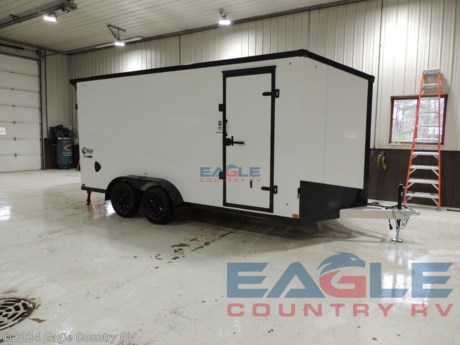 7X16 (16+2.5) TA ALUMINUM ENCLOSED&lt;br&gt; &lt;br&gt; UTV PACKAGE, BLACK OUT PACKAGE, REAR FLARE http://www.eaglecountryrv.com/--xInventoryDetail?id=15412833