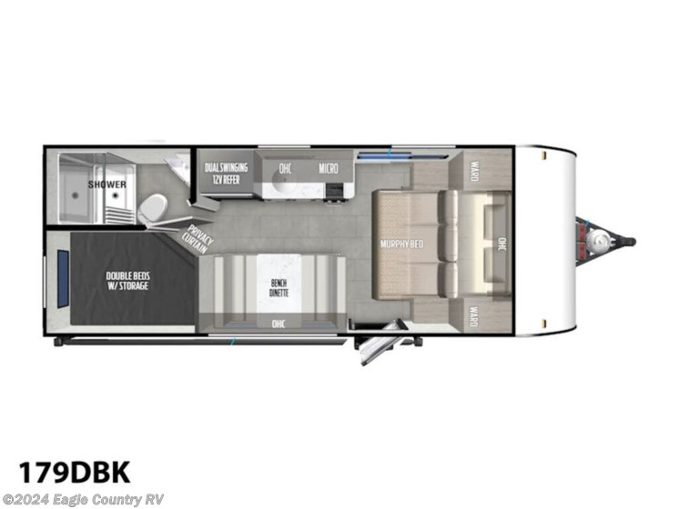 New 2025 Forest River Salem FSX 179DBK available in Eagle River, Wisconsin