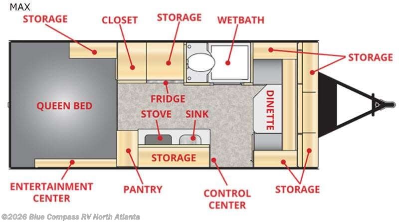 2021 Little Guy Trailers Max Little Guy - Used Travel Trailer For Sale by Blue Compass RV North Atlanta in Buford, Georgia