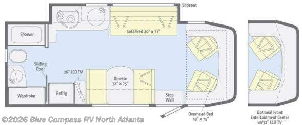 2011 Winnebago View 24k Sprinter - Used Class C For Sale by Blue Compass RV North Atlanta in Buford, Georgia features Slideout