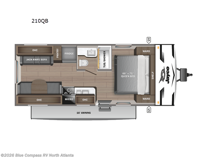 2024 Jayco Jay Flight 210QB - Used Travel Trailer For Sale by Blue Compass RV North Atlanta in Buford, Georgia