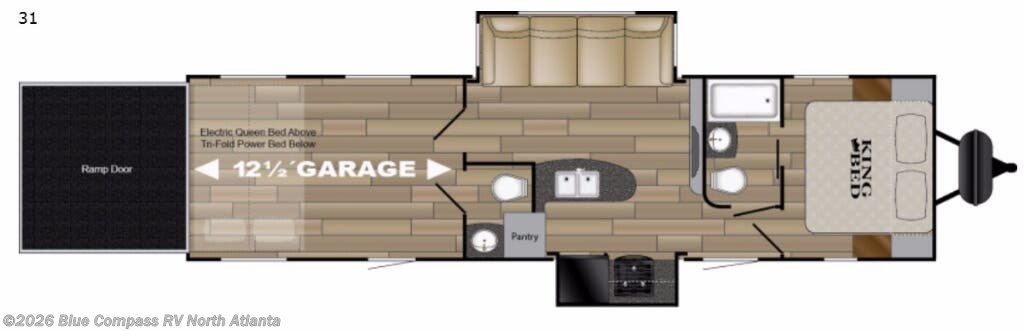 2017 Heartland Torque T31 - Used Travel Trailer For Sale by Blue Compass RV North Atlanta in Buford, Georgia features Slideout