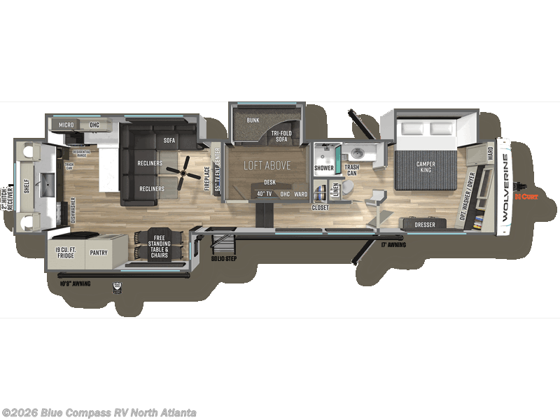 2027 Forest River Wolverine 36BC - New Fifth Wheel For Sale by Blue Compass RV North Atlanta in Buford, Georgia